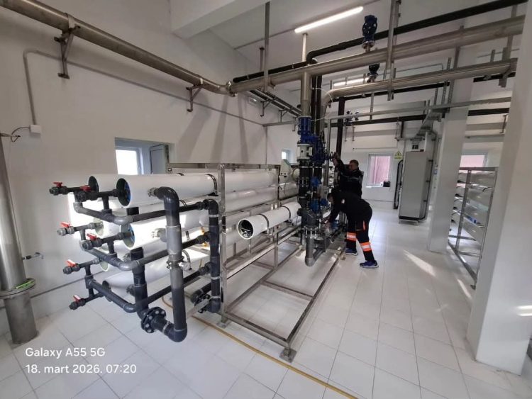 Тврдоћа воде у Оџацима 6,4 степена