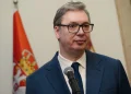 Вучић на отварању видиковца на 41. спрату Куле Београд