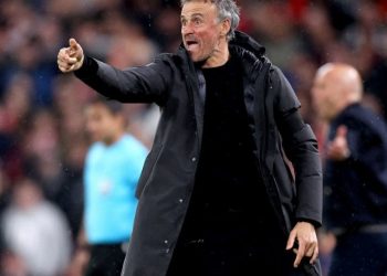 Тренер фудбалера Пари Сен Жермена Луис Енрике (Фото ЕПА)