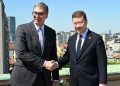Aleksandar Vučić i Tomio Okamura (FOTO TAN‌JUG/ RADE PRELIĆ)