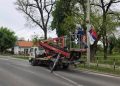 Postavljanje zastava Republike Srbije simbol značaja obeležavanja praznika
