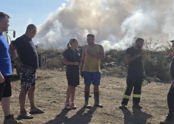 НАДЛЕЖНЕ СЛУЖБЕ У БОРБИ СА ПОЖАРОМ НА ДЕПОНИЈИ У ОЏАЦИМА